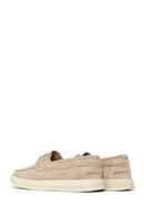Men's Beige Lace-up Suede Leather Casual Shoes | Derimod