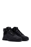 Men's Black Lace-Up Leather Casual Boots | Derimod