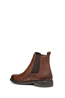 Geox Men's Brown Terence Leather Chelsea Boots | Derimod
