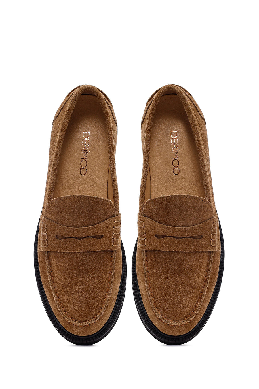 Woman Mink Suede Leather Masculine Loafer