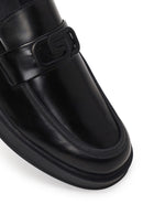 Erkek Siyah Tokalı Deri Casual Loafer | Derimod