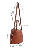 Women's Brown Suede Shoulder Bag | Derimod