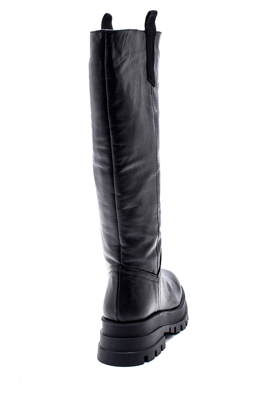 Women's Leather Zippered Boots