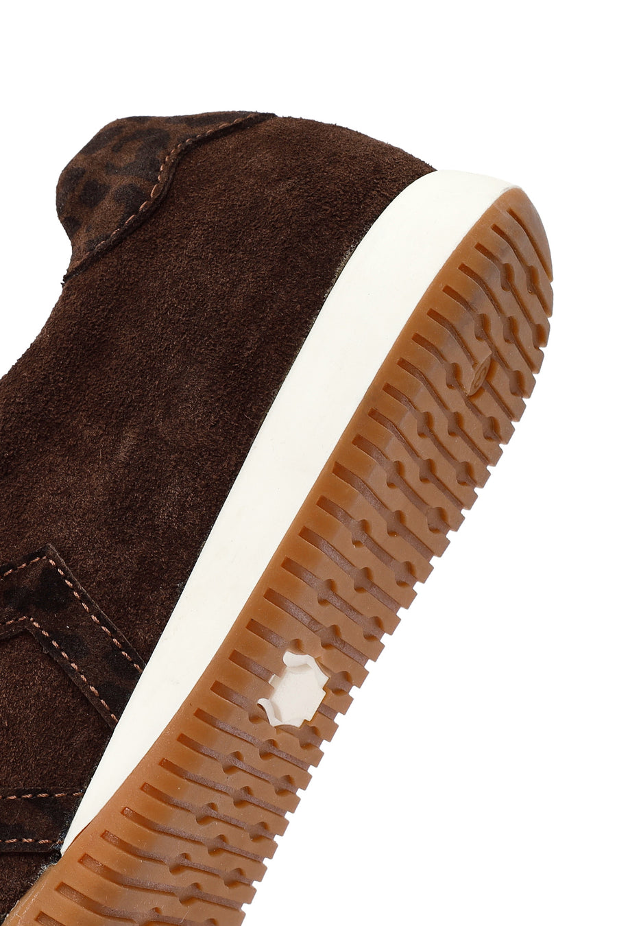Kadın Kahverengi Bağcıklı Süet Deri Sneaker