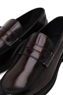 Erkek Bordo Deri Casual Loafer | Derimod
