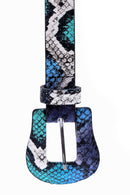Women's Crocodile Patterned Belt | Derimod