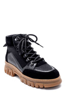 Women's Suede Leather Thick Soled Boots | Derimod
