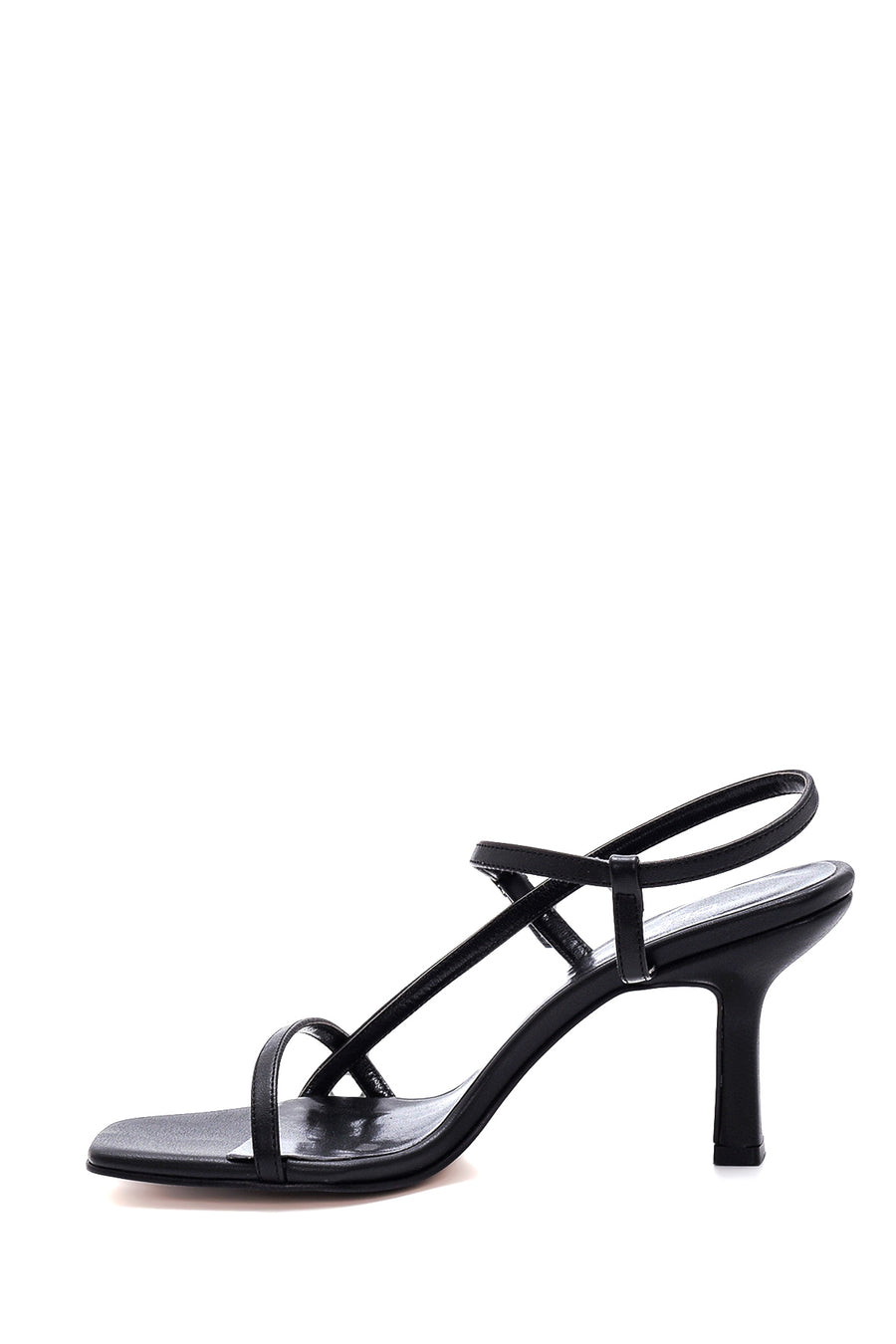 Women's Black Heeled Sandals
