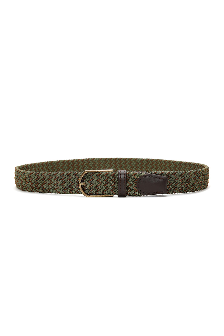Men's Khaki Fabric Belt