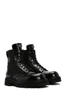 Harley Davidson Men's Black Jesus Exc Laced Leather Boots | Derimod
