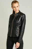 Lolita Women's Leather Jacket | Derimod