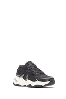 Women's Gray Lace-Up Thick-Soled Sneaker | Derimod