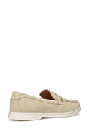Geox Women Mink Xand 3 Suede Leather Masculine Loafer | Derimod