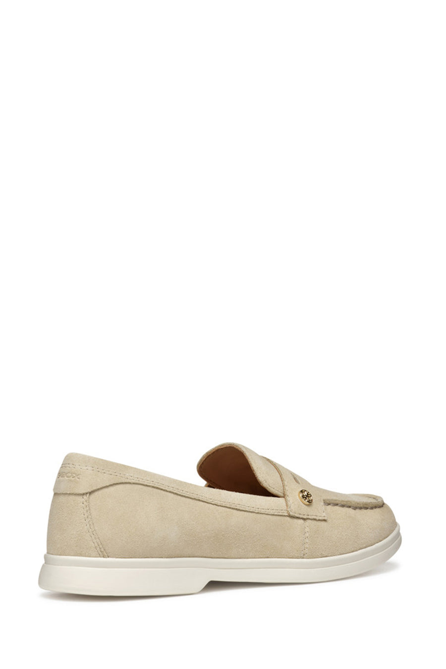 Geox Women Mink Xand 3 Suede Leather Masculine Loafer