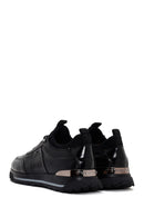 Erkek Siyah Deri Casual Sneaker | Derimod