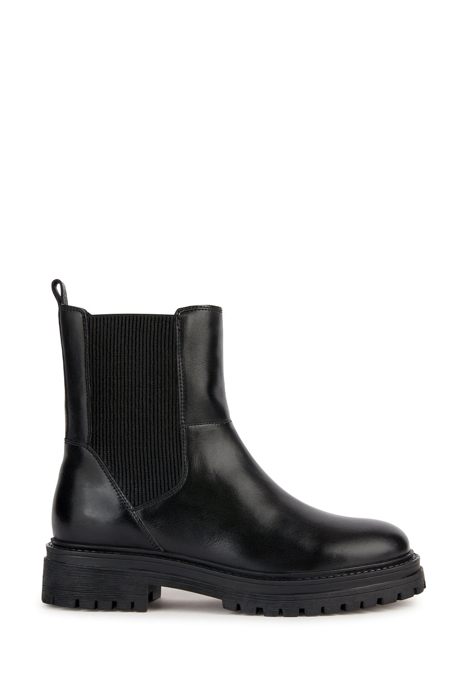 Geox Women's Black Iridea Zippered Leather Boots D36HRG043NHC9999 | Derimod