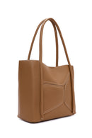 Women's Tan Patterned Shoulder Bag | Derimod