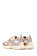 Women's Pink Lace-Up Thick-Soled Sneaker | Derimod
