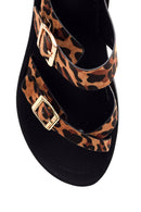 Women's Leopard Patterned Slippers | Derimod