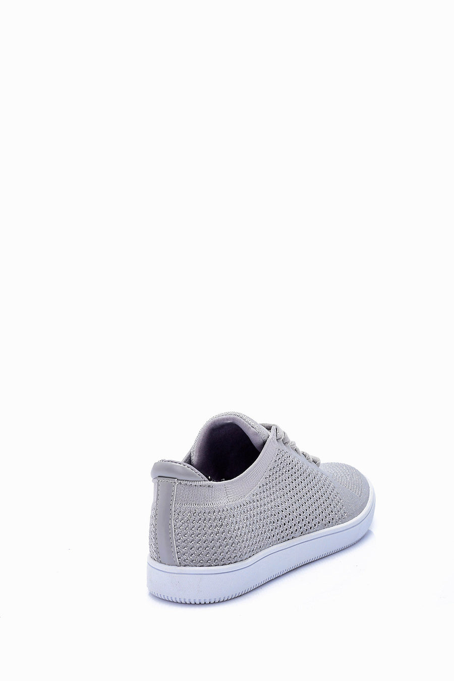Women's Gray Fabric Shoes