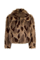 Nevada Woman Brown Oversize Fur Teddy Coats | Derimod