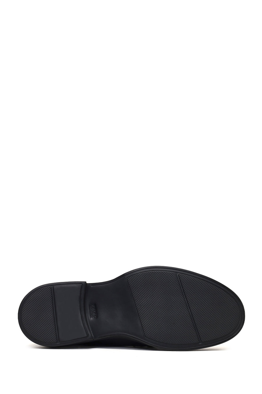 Men's Black Lace-Up Leather Casual Shoes