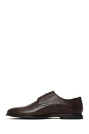 Male Brown Lace-up Leather Casual Shoes | Derimod