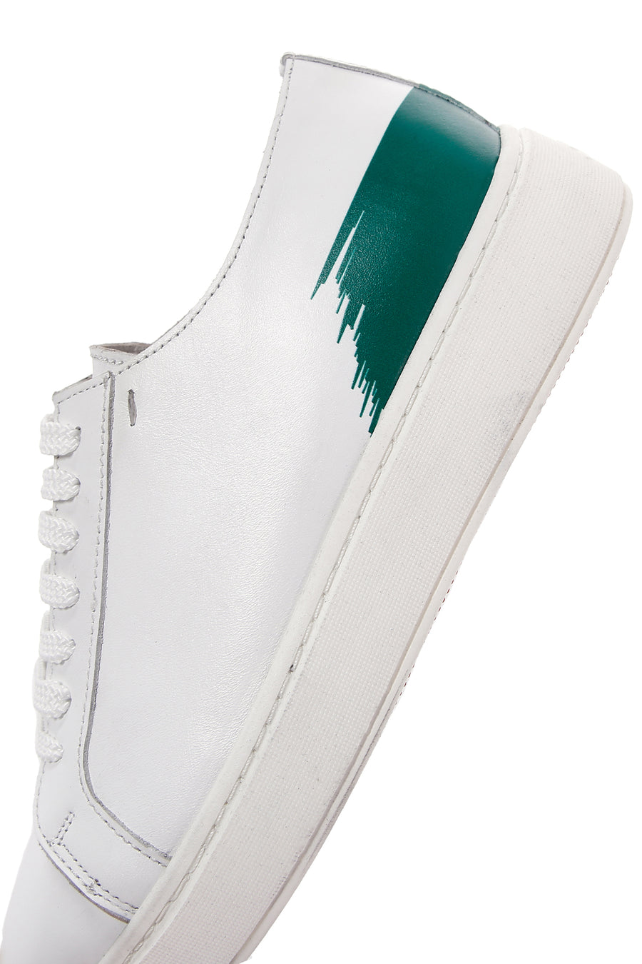 Men's White Leather Sneaker