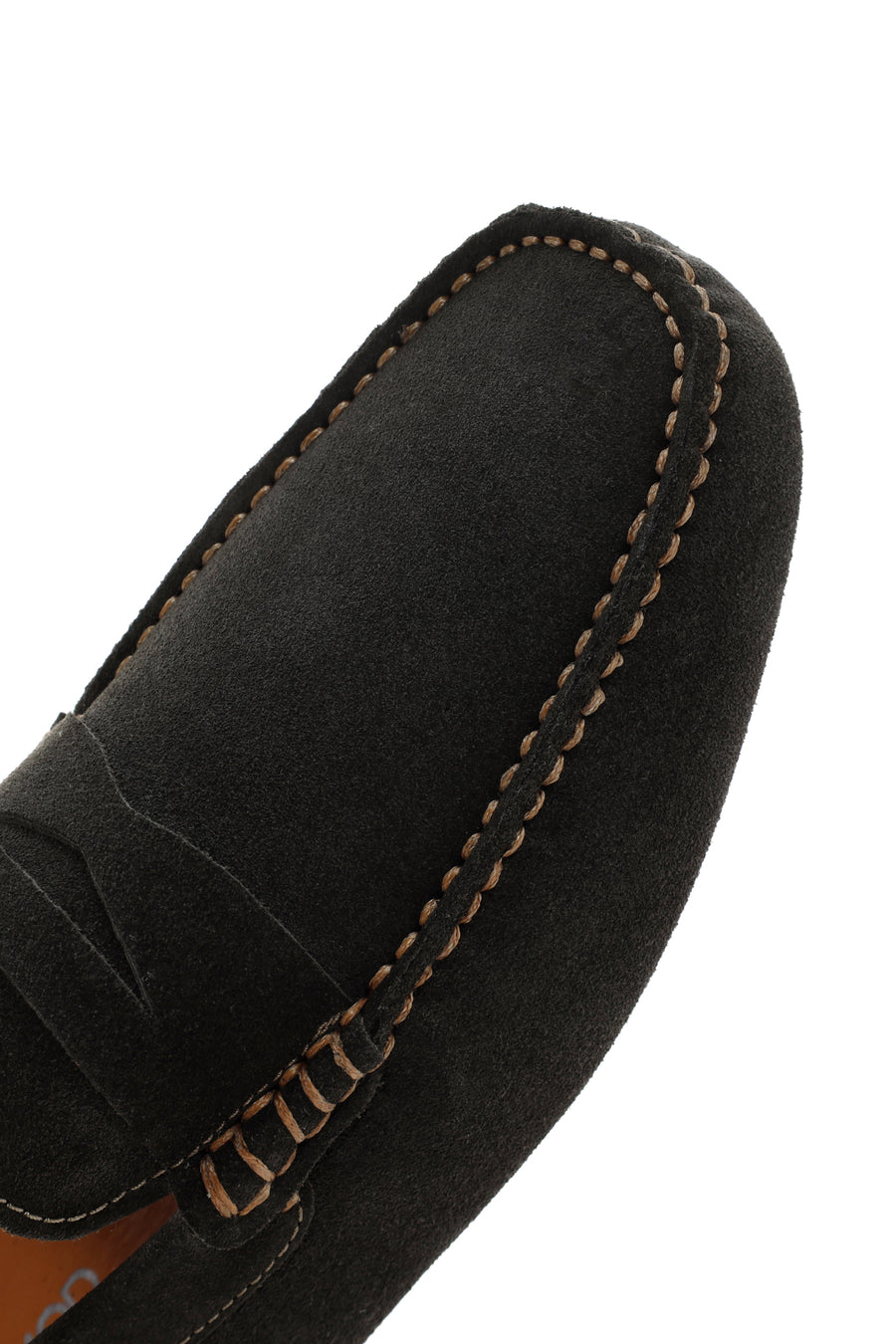 Erkek Haki Süet Deri Loafer