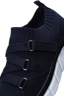 Women's Blue Fabric Sneaker | Derimod