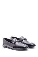 Women's Stoned Patent Leather Loafer | Derimod