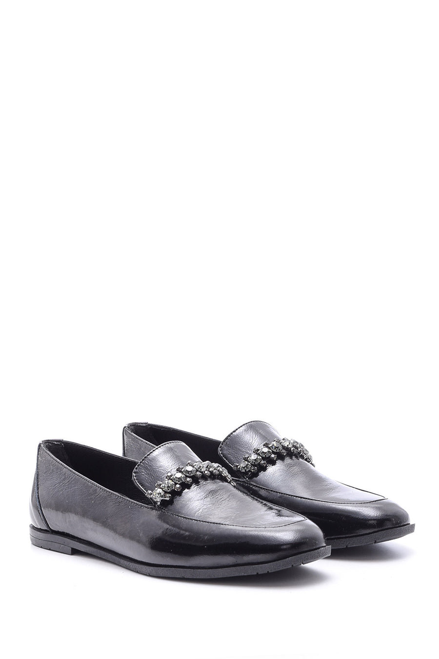 Women's Stoned Patent Leather Loafer