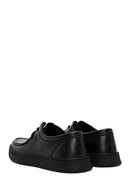 Male Black Lace-up Leather Casual Shoes | Derimod