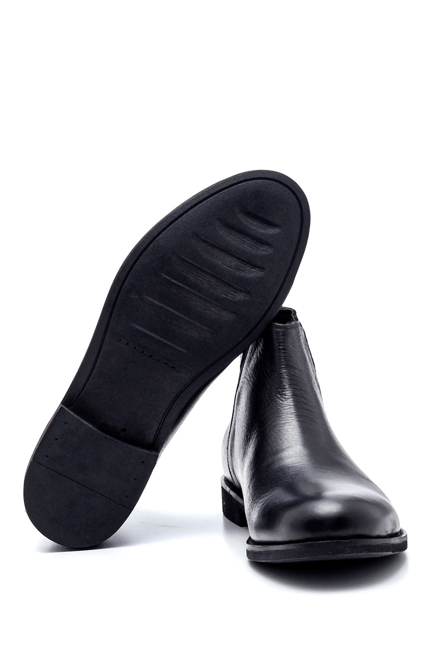 Men's Leather Casual Zipper Boots
