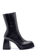 Women's Leather Heeled Boots | Derimod