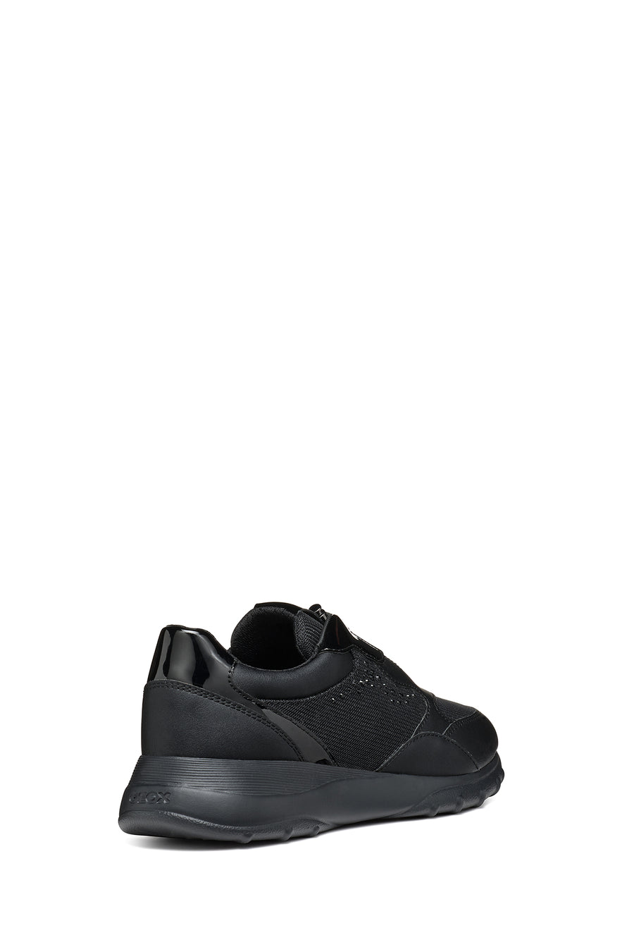 Geox Women's Black Alleniee B Stone Detailed Sneaker