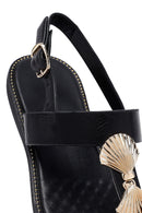 Woman Black Accessory Detailed Sandals | Derimod