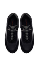Woman Black Lace-Up Thick-Soled Leather Comfort Shoes | Derimod