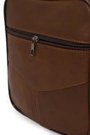 Male Taba Long Strap Leather Handbag | Derimod