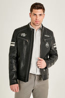 Bandito Men's Leather Jacket | Derimod