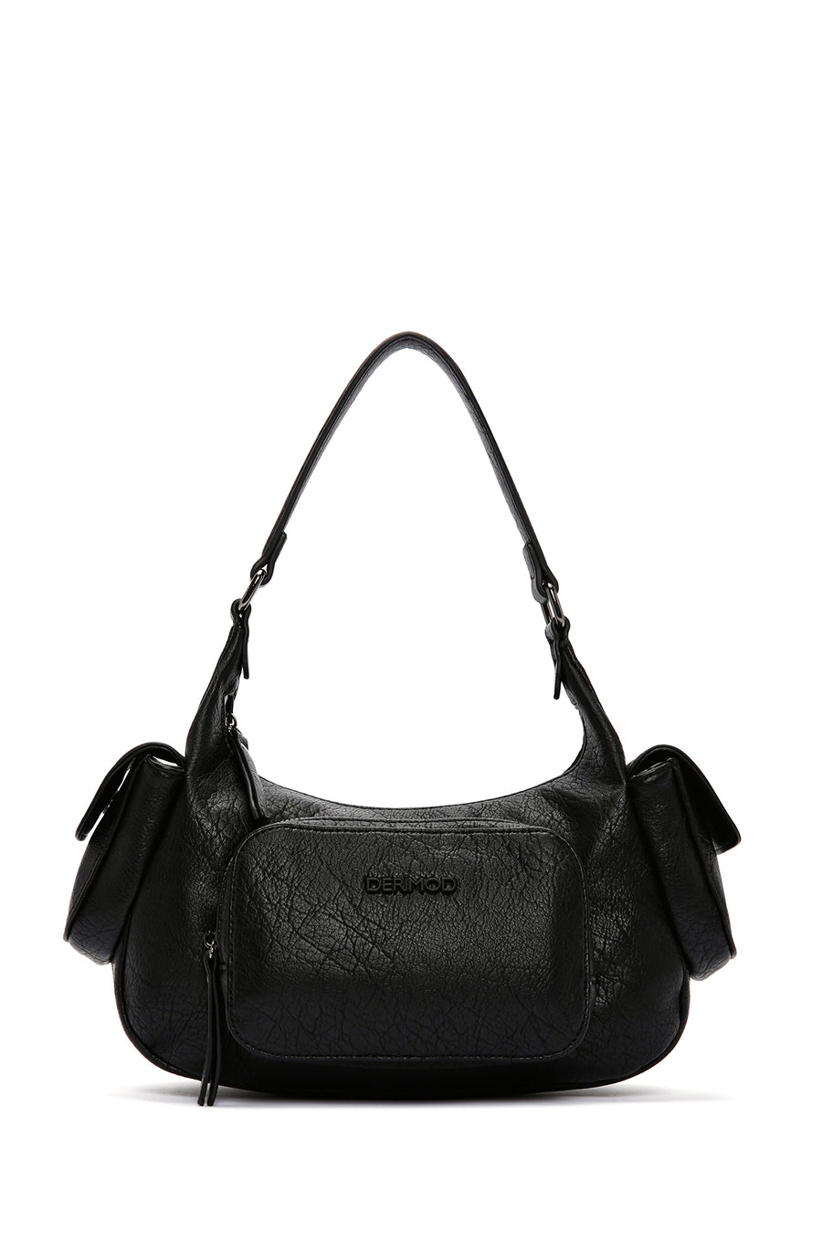 Women's Black Long Strap Shoulder Bag