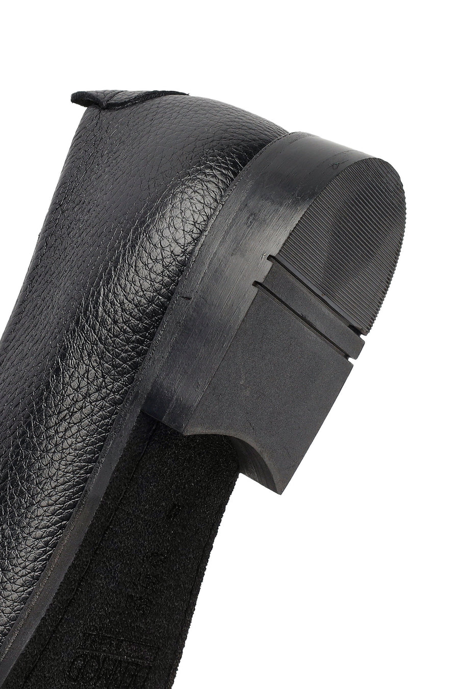 Derimod Black Male Black Leather Classic Loafer