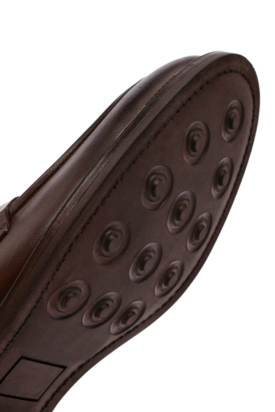 Erkek Kahverengi Deri Klasik Loafer