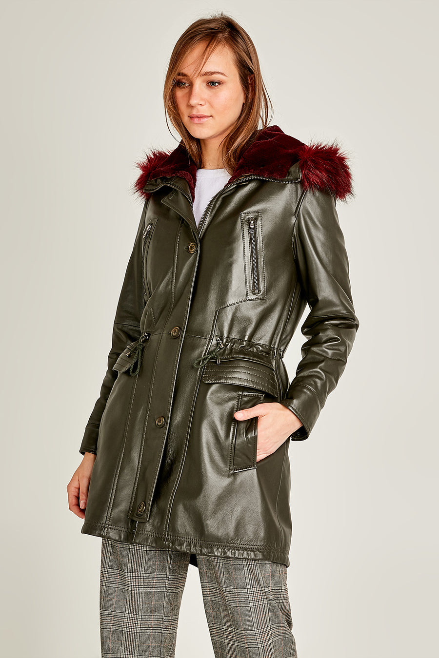 Annamaria Women's Leather Jacket
