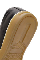 Men's Black Lace-up Leather Sneaker | Derimod