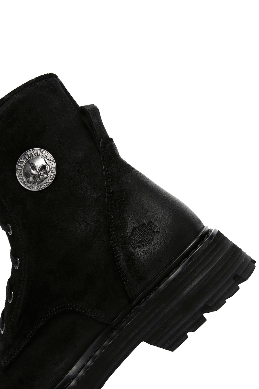 Harley Davidson Men's Black Vilfrid Exc Nubuck Leather Boots