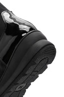 Women's Black Zippered Wedge Heeled Casual Leather Boots | Derimod