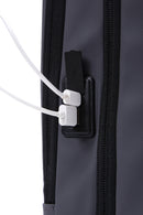 D-Pack Unisex Gray Technological Fabric Hardcase Backpack | Derimod