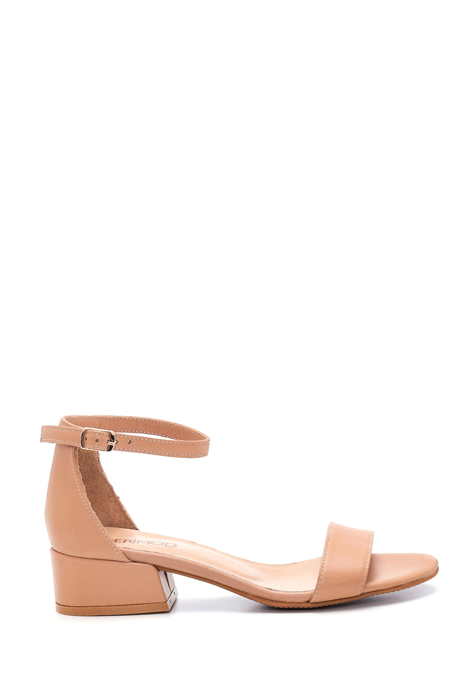 Kadın Beyaz Casual Topuklu Sandalet 22SFE462318 | Derimod