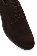 Male Brown Lace-up Suede Casual Shoes | Derimod